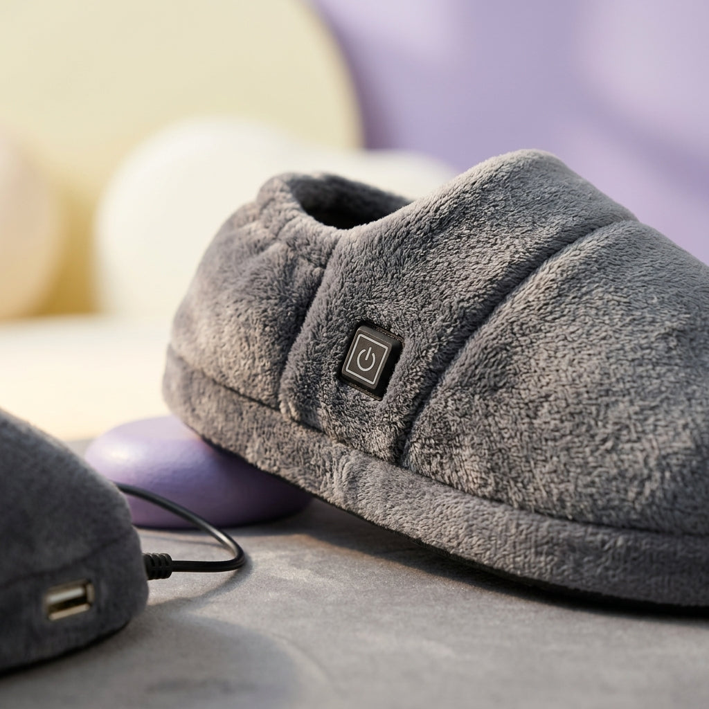 USB Heated Slippers - Stay Warm While You Work