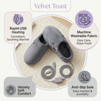 USB Heated Slippers - Stay Warm While You Work