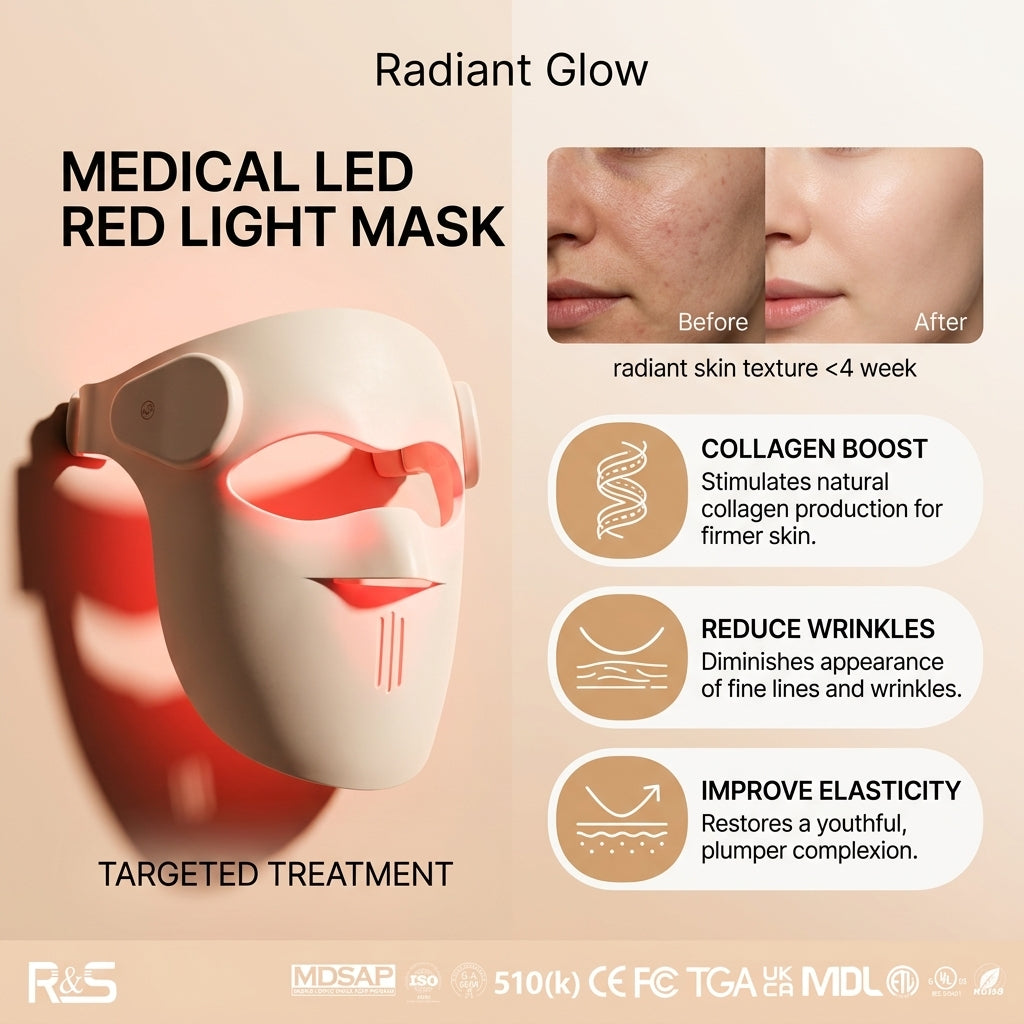 LED Light Therapy Mask - Restore Youthful Skin at Home
